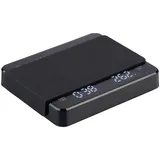 Rosenstein & Söhne Kaffeewaage: Mini-Espresso- und Pour-Over-Waage, Timer, Dual-Display, Akku, USB-C (Digitale Feinwaage, Feinwaage mit Timer, Uhr)