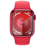 Apple Watch Series 9 GPS + Cellular 41 mm Aluminiumgehäuse (product)red, Sportarmband (product)red M/L