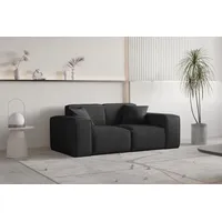 Fun Möbel Sofa Designersofa CELES PREMIUM 2-Sitzer in Stoff,