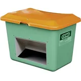 Cemo Streugutbehälter Plus3 200 Liter mit Entnahme grün/orange