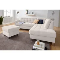 sit&more Ecksofa »Picasso L-Form«, wahlweise mit Bettfunktion und Bettkasten, beige