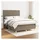 vidaXL Boxspringbett 140 x 200 cm Taupe