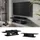 Vicco Lorio TV-Schrank 105 x 18,2 cm Schwarz Beton Holzwerkstoff