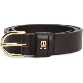 Tommy Hilfiger Gürtel Essential Effortless Rindsleder 2,5 cm Fondant Braun 75