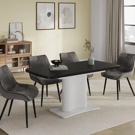 Vicco Fenaro 120 x 77,4 x 80 cm schwarz/weiß