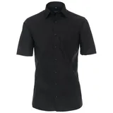 CasaModa Kurzarmhemd Kent Comfort Fit NOS schwarz 43