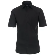 CasaModa Kurzarmhemd Kent Comfort Fit NOS schwarz 43
