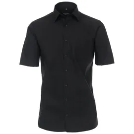 CasaModa Kurzarmhemd Kent Comfort Fit NOS schwarz 43