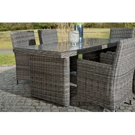 CLP Fontana Set 7-tlg. grau meliert/cremeweiß