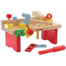 Vedes SpielMaus Holz Werkbank 15-tlg. (Vedes)