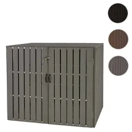 MCW Mülltonnenbox MCW-J28-XL2-4 grau