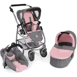 Bayer Chic 2000 Emotion 3 in 1 All In melange grau/rosa