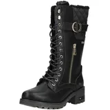 Mustang Stiefel Lederimitat", Damen TEX-Stiefel gefüttert Schwarz - Gr.: 37