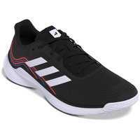 adidas Herren Novaflight Volleyball Shoes Sneakers, core Black/FTWR White/solar red, 43 1/3 EU