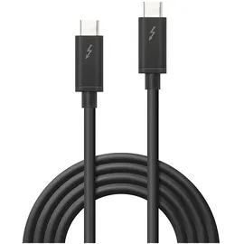 Lindy Thunderbolt 3 Kabel USB-C Stecker USB-C Stecker 2 m Schwarz