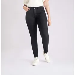 Skinny-fit-Jeans MAC "Dream Skinny", Damen, Gr. 40, Länge 34, schwarz (schwarz, schwarz), Jeans, Obermaterial: 48% Baumwolle, 48% Polyester, 4% Elasthan, casual, sehr figurbetont lang, Jeans, in hochelastische Qualität für den perfekten Sitz