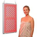 Rotlichtlampe, Profey Infrarotlampe Kombi 660 nm & 850 nm, 338 LED-Rotlichtlampen mit Timer, Rotlichtpanel für Gesicht, Körper und Rücken (Lampe ohne Wärmefunktion)