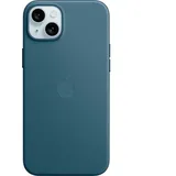 Apple Original iPhone 15 Plus Feingewebe Case mit MagSafe - Pazifikblau
