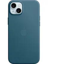Apple iPhone 15 Plus Feingewebe Case mit MagSafe pazifikblau