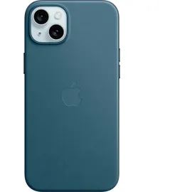 Apple iPhone 15 Plus Feingewebe Case mit MagSafe pazifikblau