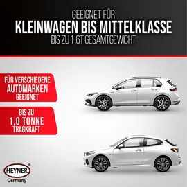 Heyner Wagenheber 1t Gummi/Kunststoff/Stahl 100–348mm schwarz