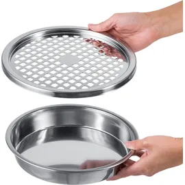 Tectake tectake® Standaschenbecher rund, 30 l, 25 x 61 cm