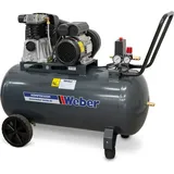 Weber-Werke Druckluft Kompressor 100 l 10 bar grau