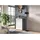 xonox.home Kommode Salsa 60 x 85 x 37 cm Weiß/Rauchsilber