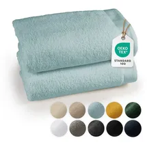 Blumtal Saunatuch 80 x 200 cm blau 2-tlg.