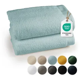 Blumtal Saunatuch 80 x 200 cm blau 2-tlg.