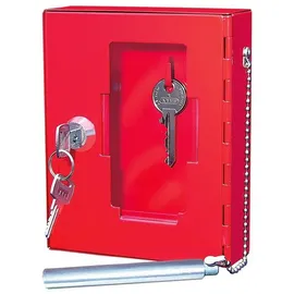 Wedo Notschlüsselkasten 12 x 15 x 4 cm Rot