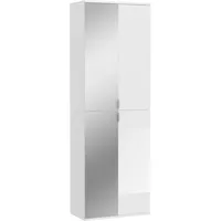 INOSIGN Garderoben-Set »Trondheim«, 2er-Set, weiß (weiß nb, spiegelglas) Garderobenschrank