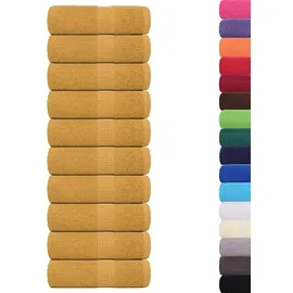 vidaXL Frogn Handtuchset 10-tlg. gold