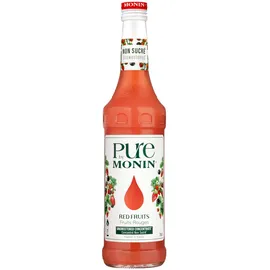 Monin Red Berries (1 x 0,7l) - Konzentrat ohne Zuckerzusatz für erfrischende Sommer - Cocktails und fruchtige Desserts