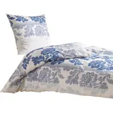 Traumschlaf Bettwäsche Franka blau 135x200 cm + 80x80 cm - blau