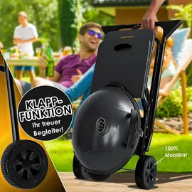 Kesser Elektrogrill 2in1 Tischgrill 2400 Watt schwarz