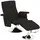 Homcom Massagesessel mit Fußhocker elektrisch 95 x 88 x 78 cm Schwarz
