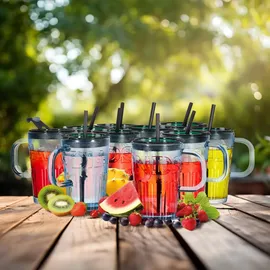 Relaxdays Wasser- & Saftglas 0,45 l 10 St.