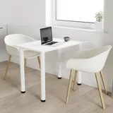 AKKE Esszimmertisch 60 x 74 x 40 cm weiß