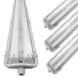 proventa LED-Feuchtraumleuchte 120 cm 36 W IP65 neutralweiß 4 St.