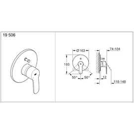 Grohe Eurostyle Cosmopolitan Einhandwannenmischer (19506002)
