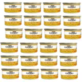 GOURMET Gold Nassfutter mit Huhn und Leber in Soße für adulte Katzen 24x85 g