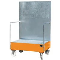 Bauer Südlohn Fahrbare Auffangwanne mit Lochplattenwand LPW 200-2, lackiert,