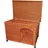 Trixie Hundehütte Classic mit Flachdach S–M: 85x60x58cm braun