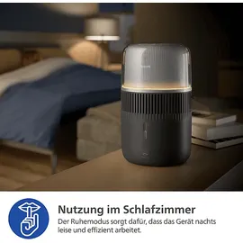 Philips HU5710/03 5000 Series 4.5L Luftbefeuchter Dunkelgrau (14,1 Watt, Raumgröße: 56 m2)