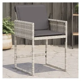 vidaXL Gartenstuhl 55 x 54 x 27 cm hellgrau 4 St.