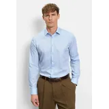 Olymp Langarmhemd Slim Fit Blau 42