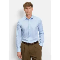 Olymp Langarmhemd Slim Fit Blau 42