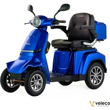 VELECO GRAVIS Elektromobil 1000W Seniorenmobil 4-Rad blau