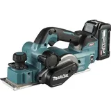 Makita Akku-Hobel 40V max. / 4,0 Ah, 2 Akkus + Ladegerät im MAKPAC